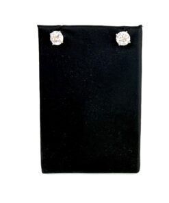 3.4 TCW Lab Diamond Studs in 14K White Gold 3