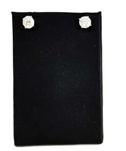 3.4 TCW Lab Diamond Studs in 14K White Gold 5