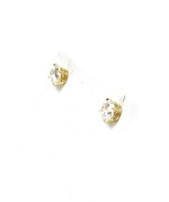 2.0 TCW Lab Diamond Studs in 14K Yellow Gold 3