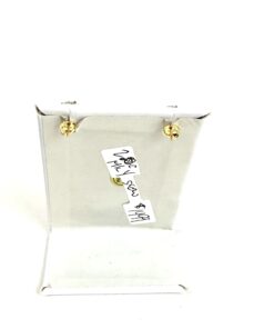 2.0 TCW Lab Diamond Studs in 14K Yellow Gold 4