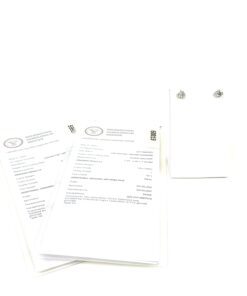 2.06 TCW Lab Diamond Screw Back Studs in 14k Yellow Gold IGI Certificate 3