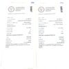 Two IGI laboratory grown diamond reports side by side