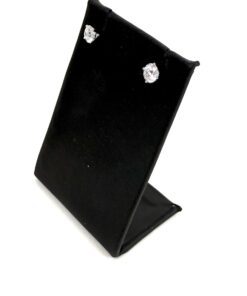 2.42 TCW Lab Diamond Screw Back Studs in 14k White Gold IGI Certificate 2