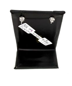 2.42 TCW Lab Diamond Screw Back Studs in 14k White Gold IGI Certificate 10