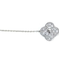 1.11 Carat Lab Diamond 6-8″ Bracelet .925 Sterling Silver Flower 7
