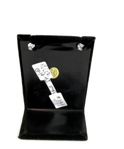 .12 TCW Natural Diamonds Round Cluster Stud Earrings in 10K White Gold 6