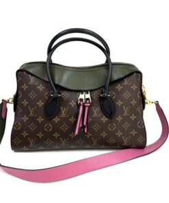 Louis Vuittton Monogram Tuileries Pink and Olive Satchel or Shoulder bag 15