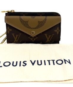 Louis Vuitton Recto Verso Reverse Monogram Key Card Holder Wallet 2