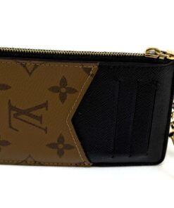 Louis Vuitton Recto Verso Reverse Monogram Key Card Holder Wallet 3