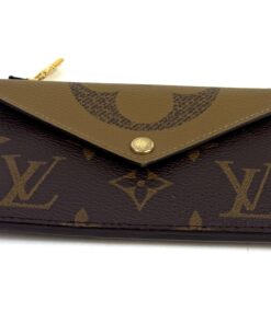 Louis Vuitton Recto Verso Reverse Monogram Key Card Holder Wallet 12
