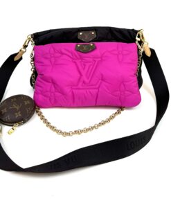 Louis Vuitton Maxi Multi Pochette Econyl Shoulder Bag Fuchsia Pochette Crossbody 29