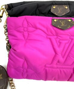 Louis Vuitton Maxi Multi Pochette Econyl Shoulder Bag Fuchsia Pochette Crossbody 27