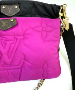 Louis Vuitton Maxi Multi Pochette Econyl Shoulder Bag Fuchsia Pochette Crossbody 25