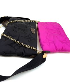 Louis Vuitton Maxi Multi Pochette Econyl Shoulder Bag Fuchsia Pochette Crossbody 22