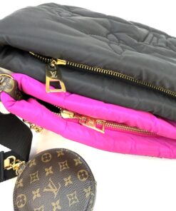Louis Vuitton Maxi Multi Pochette Econyl Shoulder Bag Fuchsia Pochette Crossbody 12