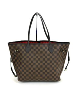 Louis Vuitton Neverfull Damier Ebene MM Cerise Red 3