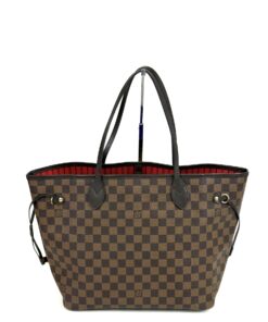 Louis Vuitton Neverfull Damier Ebene MM Cerise Red 7