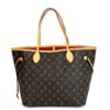 Louis Vuitton Neverfull MM Monogram with Red 15
