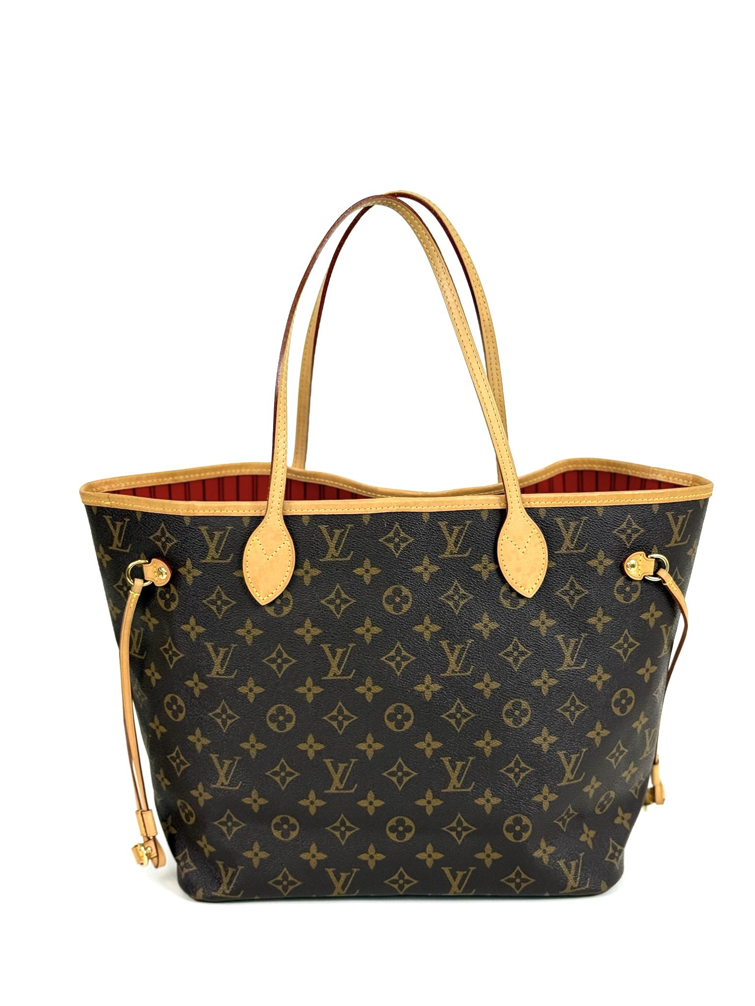 Louis Vuitton Neverfull MM Monogram with Red 5 Louis Vuitton Neverfull MM Monogram with Red 5