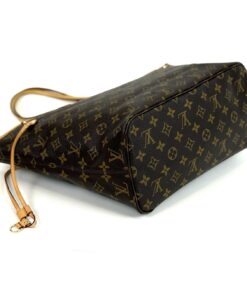 Louis Vuitton Neverfull MM Monogram with Red 7