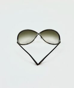 Tom Ford Miranda Shiny Gunmetal Sunglasses Women’s 9