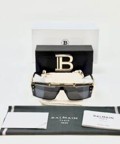 Balmain Unisex Wonderboy 3 BPS-127A Black Gold 4