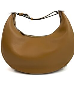 Fendi Fendigraphy Medium Hobo Caramel Silver 4