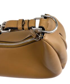 Fendi Fendigraphy Medium Hobo Caramel Silver 12