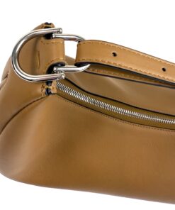 Fendi Fendigraphy Medium Hobo Caramel Silver 11