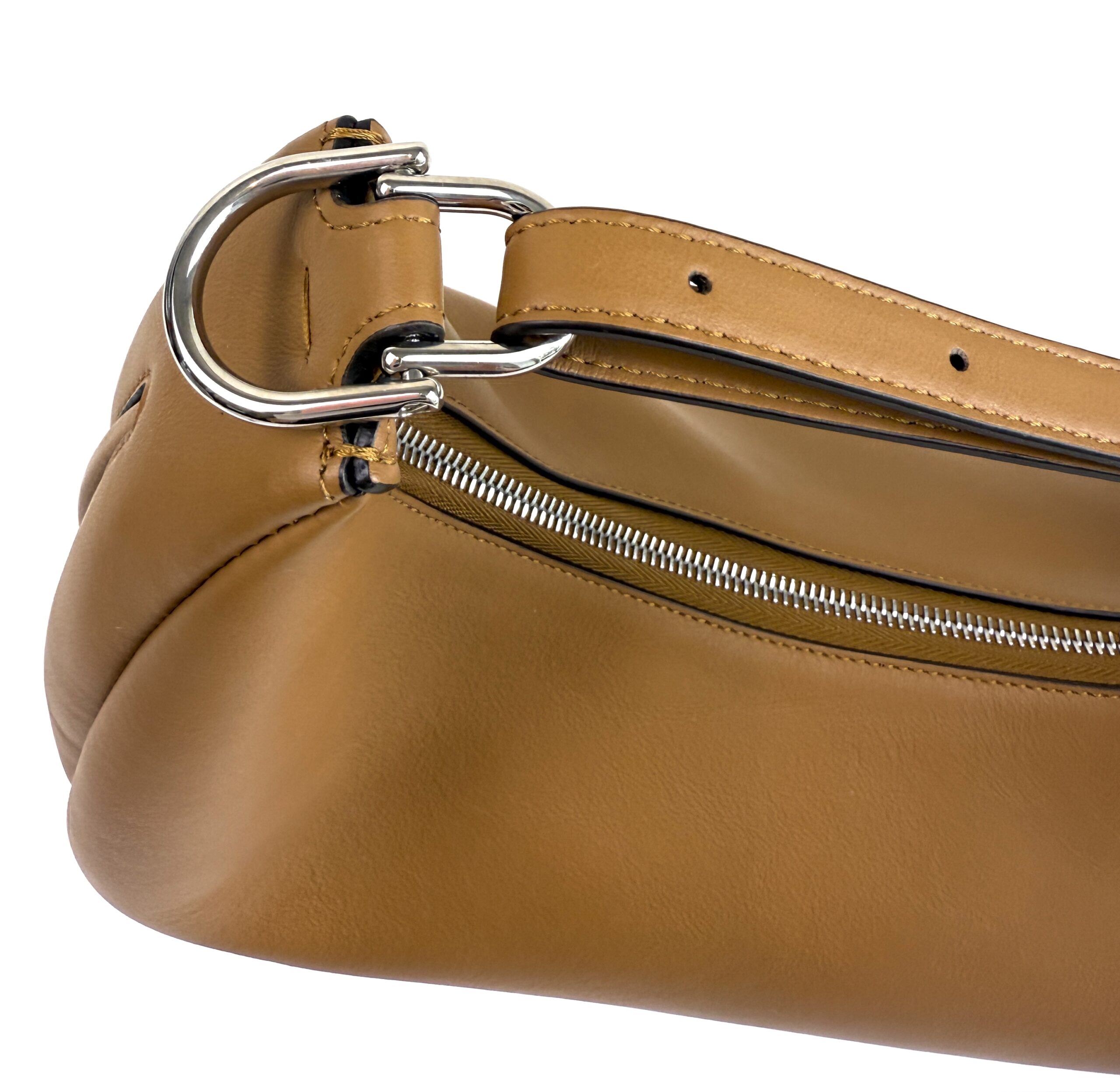 Fendi Fendigraphy Medium Hobo Caramel Silver 11 Fendi Fendigraphy Medium Hobo Caramel Silver 11