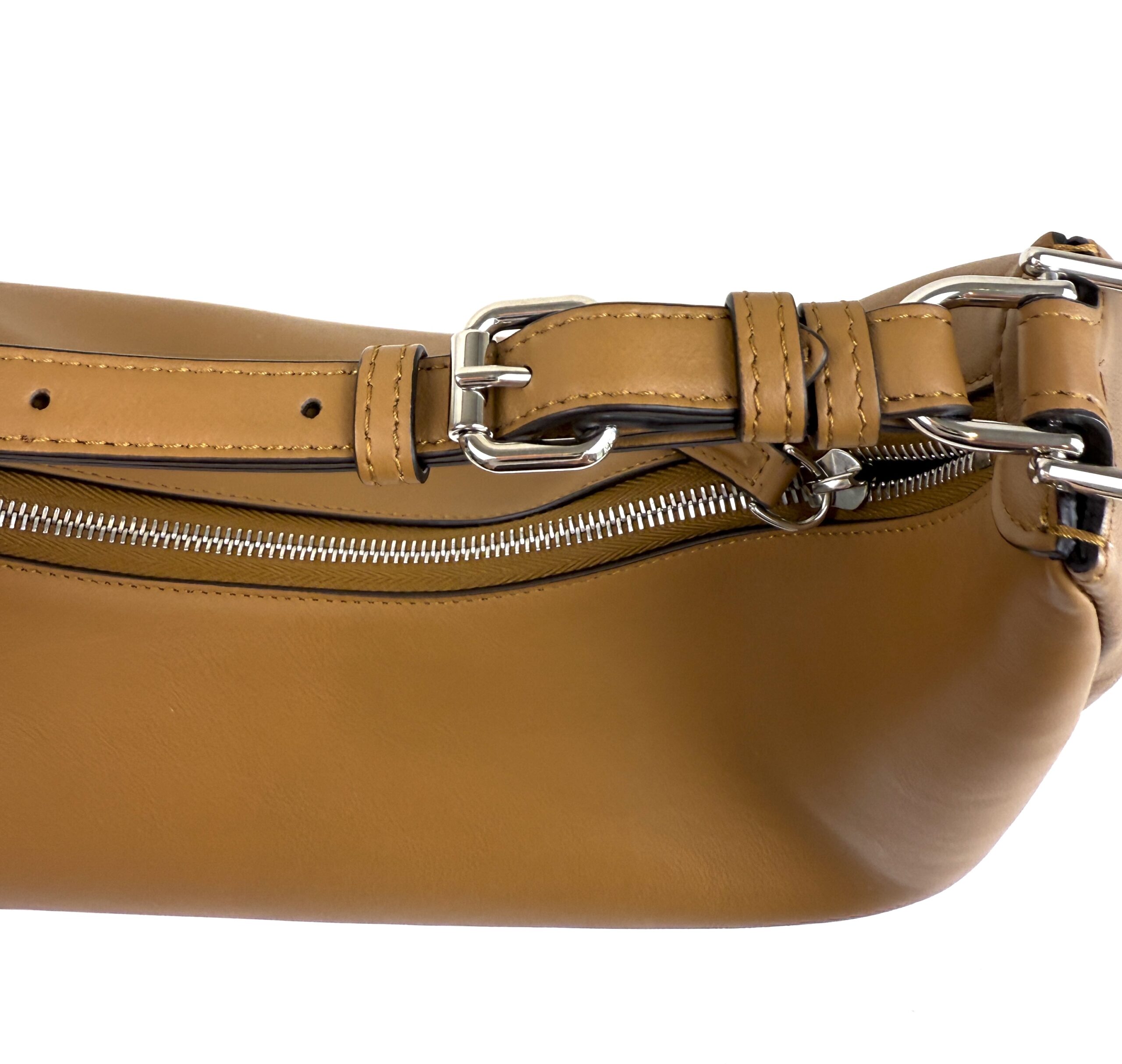 Fendi Fendigraphy Medium Hobo Caramel Silver 10 Fendi Fendigraphy Medium Hobo Caramel Silver 10