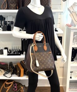 Louis Vuitton Foldover Tote PM Monogram Black 2