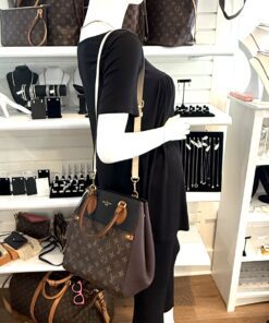 Louis Vuitton Foldover Tote PM Monogram Black 4