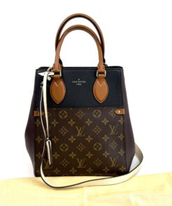 Louis Vuitton Foldover Tote PM Monogram Black 1