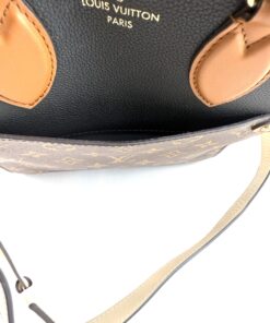 Louis Vuitton Foldover Tote PM Monogram Black 14