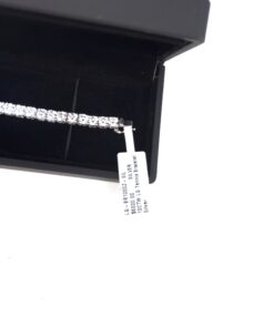 10 TCW Lab Diamond and Silver Tennis Bracelet 7″ 11