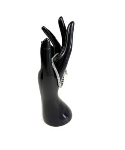 10 TCW Lab Diamond and Silver Tennis Bracelet 7″ 5