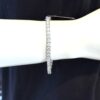 10 TCW Lab Diamond and Silver Tennis Bracelet 7″ 4