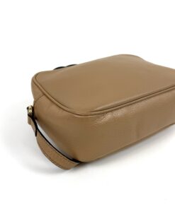 Gucci Pebbled Calfskin Small Soho Disco Bag Camelia 12