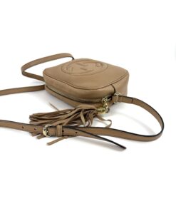 Gucci Pebbled Calfskin Small Soho Disco Bag Camelia 14