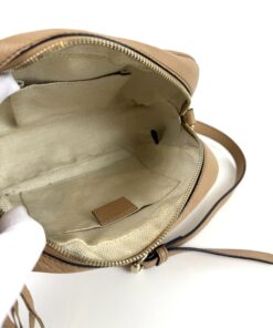 Gucci Pebbled Calfskin Small Soho Disco Bag Camelia 10