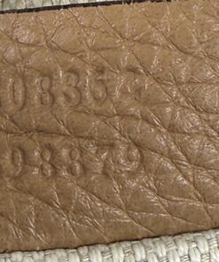 Gucci Pebbled Calfskin Small Soho Disco Bag Camelia 8