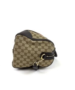 Gucci Medium Boston Web Bee Satchel Crossbody 12