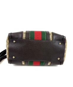 Gucci Medium Boston Web Bee Satchel Crossbody 14