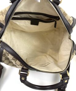 Gucci Medium Boston Web Bee Satchel Crossbody 19