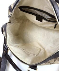 Gucci Medium Boston Web Bee Satchel Crossbody 17