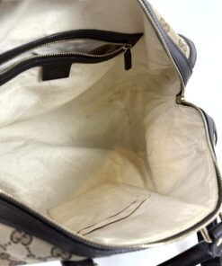 Gucci Medium Boston Web Bee Satchel Crossbody 9