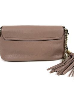 Gucci Rose/Taupe Leather Soho Flap Chain Crossbody (Copy) 3