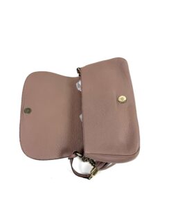 Gucci Rose/Taupe Leather Soho Flap Chain Crossbody (Copy) 8