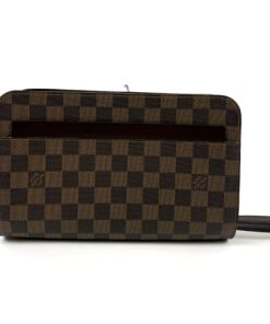 Louis Vuitton Damier Ebene Canvas Saint Louis Clutch Pochette Wristlet 13